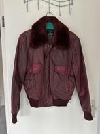 Unisex lederen winterjas maat M, Kleding | Heren, Jassen | Winter, Ophalen of Verzenden, Zo goed als nieuw, Maat 52/54 (L), Zwart