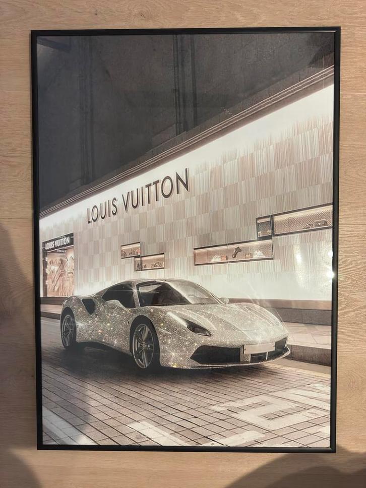 Schilderij designer, Huis en Inrichting, Woonaccessoires | Schilderijen, Tekeningen en Foto's, Zo goed als nieuw, Schilderij, 50 tot 75 cm