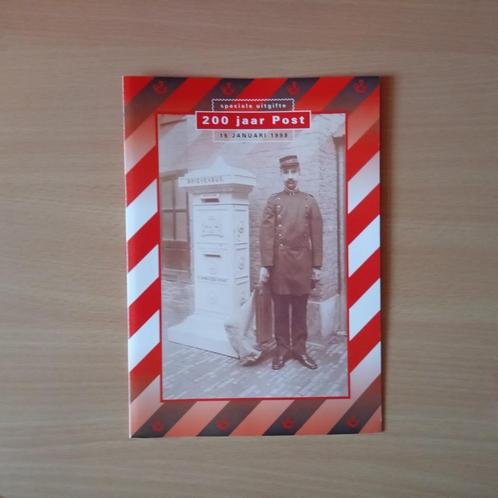 speciale uitgifte 200 jaar post thema boekje met zegels, Postzegels en Munten, Postzegels | Nederland, Gestempeld, Na 1940, Verzenden