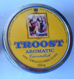 Blikje voor Troost Aromatic Cavendish Pipe Tobacco 100 gram,, Ophalen of Verzenden, Zo goed als nieuw, Tabaksdoos of Verpakking