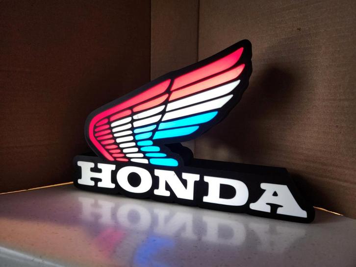 Honda Lichtbak / Reclamebord - Perfecte Staat!, Verzamelen, Merken en Reclamevoorwerpen, Ophalen of Verzenden