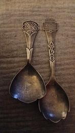 Vintage Zilveren Lepels - Set van 2, Antiek en Kunst, Ophalen of Verzenden