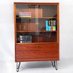 Vintage boekenkast | vitrinekast | jaren 60 | Multilux FM, Ophalen, Gebruikt, Met deur(en), 100 tot 150 cm