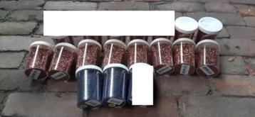 glitter potjes krulstokjes foam vorm hobby knutsel spullen beschikbaar voor biedingen