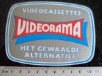 sticker videorama het gwaagde alternatief videocassettes, Verzenden, Zo goed als nieuw, Merk