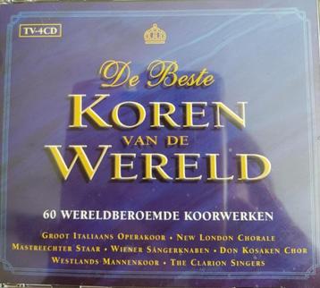 4 CD De Beste Koren Van De Wereld MRD 10502 , 8713371105022 beschikbaar voor biedingen