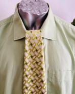 Elmior overhemd maat 48 met bijpassende stropdas [H], Kleding | Heren, Overhemden, Groen, Overige halswijdtes, Ophalen of Verzenden