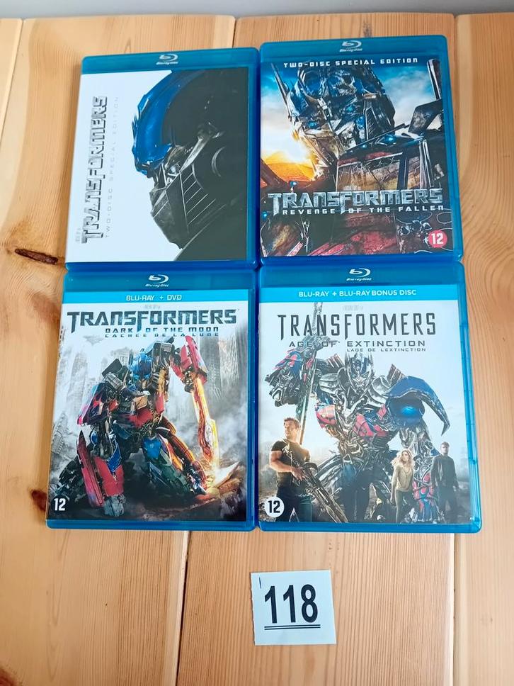 Blu-Ray - Transformers 4 delen, Cd's en Dvd's, Blu-ray, Gebruikt, Actie, Ophalen of Verzenden