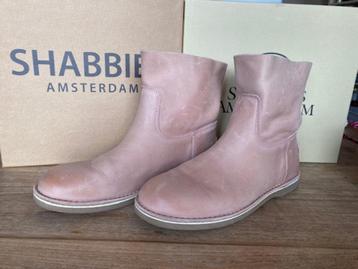 Shabbies enkellaarsjes, mt 40 roze, NIEUW en ongedragen beschikbaar voor biedingen