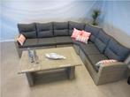 Loungeset isola hoek lounge set links 5 delig, Ophalen, 6 zitplaatsen, Aluminium, Zo goed als nieuw
