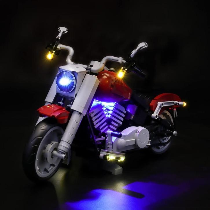 LED Verlichting voor 10269 Harley Davidson Fat Boy Nieuw, Kinderen en Baby's, Speelgoed | Bouwstenen, Nieuw, Overige merken, Ophalen of Verzenden