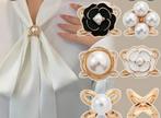 Sjaal Broche - Stijlvolle Accessoire, Ophalen of Verzenden, Nieuw, Overige kleuren, Minder dan 3 cm