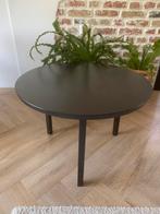 Zwart gelakte salon tafel, Huis en Inrichting, Tafels | Salontafels, Minder dan 50 cm, Rond, Zo goed als nieuw, Ophalen