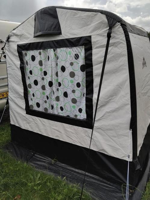 Opblaas schuurtent, Caravans en Kamperen, Tenten, Zo goed als nieuw, Ophalen