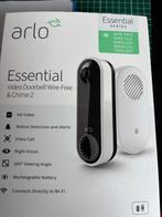 Arlo Videodeurbel Essential met Chime 2, Huis en Inrichting, Deurbellen, Ophalen, Ingebouwde camera, Gebruikt