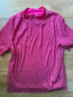Roze glitter shirt S/M, By Jeltje, Ophalen of Verzenden, Zo goed als nieuw, Korte mouw