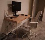 Complete werkplek ter overname aangeboden, Ophalen, Zo goed als nieuw, Bureau