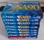 17 NIEUWE TDK SA 60 EN SA 90 CASSETTES IN FABRIEKSVERPAKKING, 2 t/m 25 bandjes, Overige genres, Ophalen of Verzenden, Nieuw in verpakking