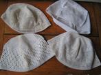 4 antieke  mutsjes nr TT 54, Antiek en Kunst, Antiek | Kleding en Accessoires, Verzenden