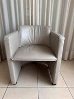 Leolux  model “Saga” lederen fauteuil/stoel in zandkleur, Huis en Inrichting, Ophalen, Modern design, Minder dan 75 cm, Leer