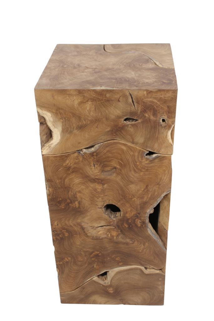 Teakhouten pilaar, Huis en Inrichting, Woonaccessoires | Zuilen en Pilaren, Nieuw, Ophalen of Verzenden