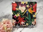 Knutsel servetten paradijs bloemen op zwart decoupage nr 672, Verzenden, Nieuw, Materiaal