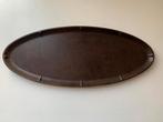 Antiek Bakeliet ovaal Dienblad Philite Philips jaren 30, Ophalen of Verzenden, Gebruikt, Ovaal, Kunststof