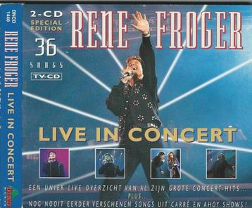 René Froger - Live in concert = 2cd = 2,99 beschikbaar voor biedingen