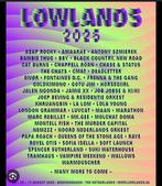Lowlands 2025 weekend/5dagen ticket, Eén persoon, Meerdaags