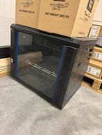 Cisco Router / netgear switch patchkast 9u, Ophalen, Zo goed als nieuw, Plaatstaal