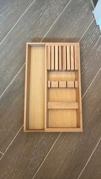 Houten bestekbak messenbak, Huis en Inrichting, Ophalen of Verzenden, Zo goed als nieuw, Hout