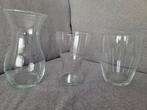 Grote glazen vazen, Overige kleuren, Nieuw, Ophalen of Verzenden, Glas