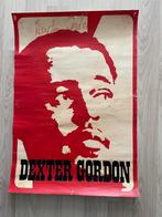 Jazz poster "Dexter Gordon" Sopraan saxofoon (1923-1990)., Verzamelen, Ophalen of Verzenden, A1 t/m A3, Muziek, Rechthoekig Staand