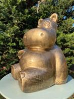 Beeld nijlpaard, hippo, tuin, zwembad, vijver 55cm, Ophalen, Nieuw, Kunststof, Dierenbeeld