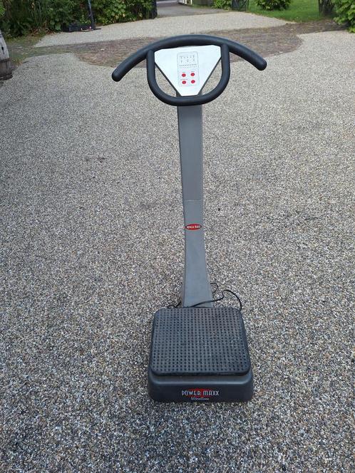 Power Maxx Trilplaat - Degelijk en Effectief, Sport en Fitness, Fitnessapparatuur, Gebruikt, Trilplaat, Benen, Buik, Rug, Kunststof