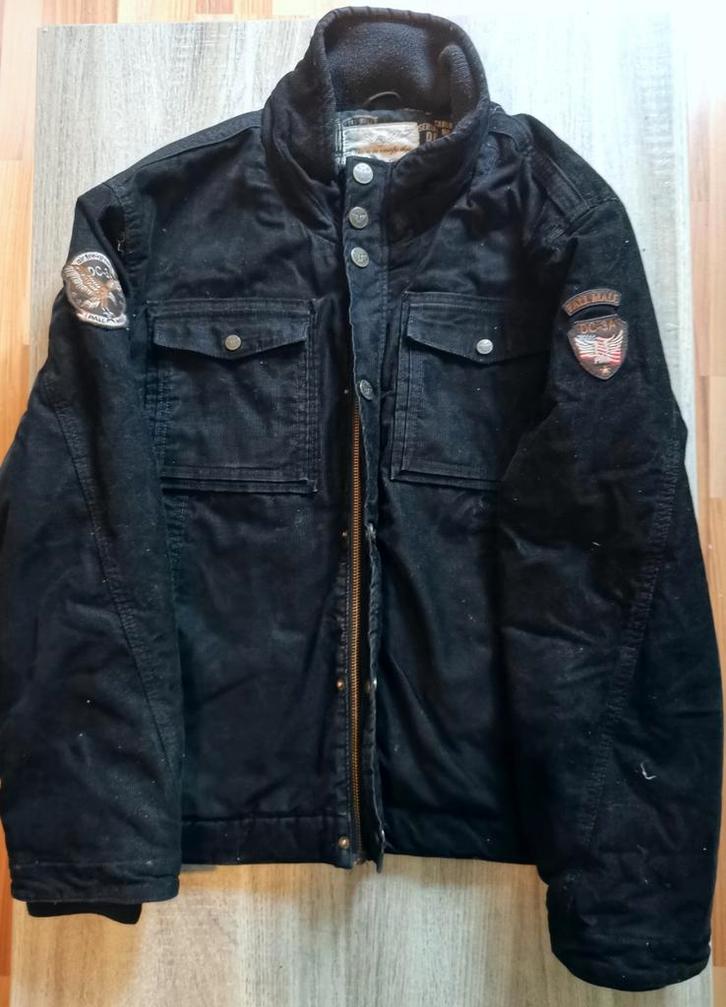 Pall Mall DC-3A Aero Union Vintage Corduroy Jacket, Kleding | Heren, Jassen | Winter, Gedragen, Maat 56/58 (XL), Zwart, Ophalen of Verzenden