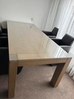 Eiken tafel BIEDEN, Huis en Inrichting, Tafels | Eettafels, 200 cm of meer, 50 tot 100 cm, Gebruikt, Rechthoekig