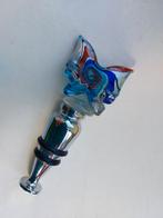WIJNSTOPPER DESIGN VLINDER MURANO GLAS, Ophalen of Verzenden