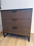 Bruine ladekast, Huis en Inrichting, Ophalen, Gebruikt, 50 tot 100 cm, 3 of 4 laden