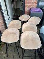 6 Degelijke Barkrukken - Zithoogte 77cm, Gebruikt, Overige kleuren, Ophalen of Verzenden, Metaal