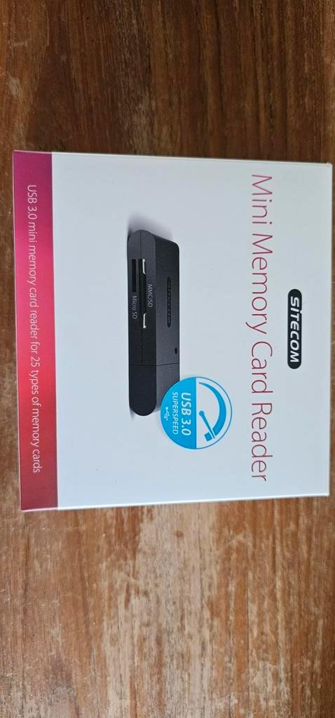 Sitecom MD-063 USB 3.0 Mini Memory Card Reader, Computers en Software, Geheugenkaartlezers, Nieuw, Ophalen