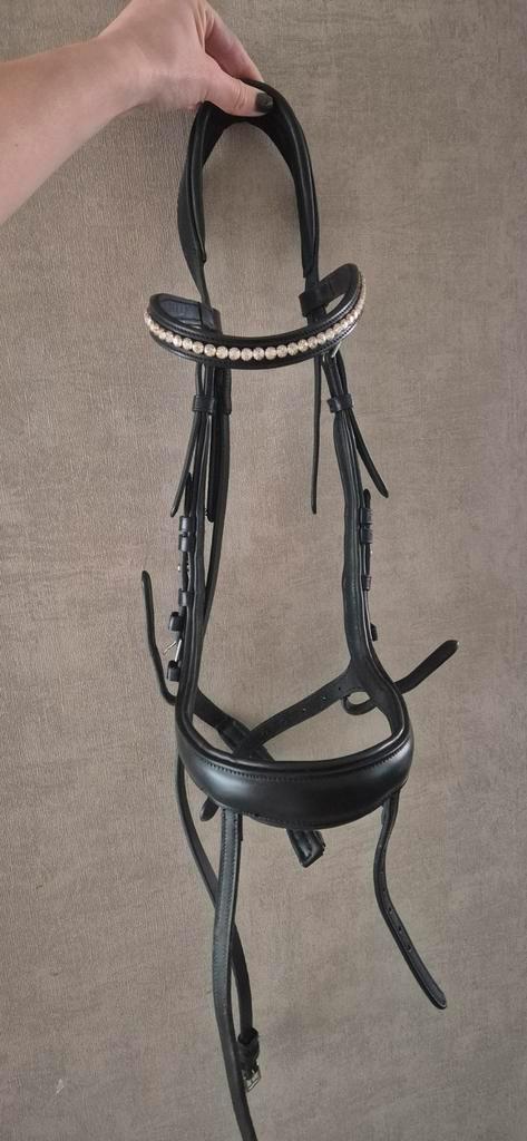 Hoofdstel Schockemöhle Equitus Beta, Dieren en Toebehoren, Paarden en Pony's | Hoofdstellen en Tuigage, Zo goed als nieuw, Springen