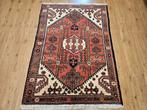 Vintage handgeknoopt perzisch tapijt hamadan 165x116, Info@SlatsAntiek.nl, Tweedehands, 100 tot 150 cm, Perzisch