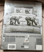 Cotton lovers collection olifant dekbedovertrek, Overige kleuren, Dekbedovertrek, Ophalen of Verzenden, Nieuw
