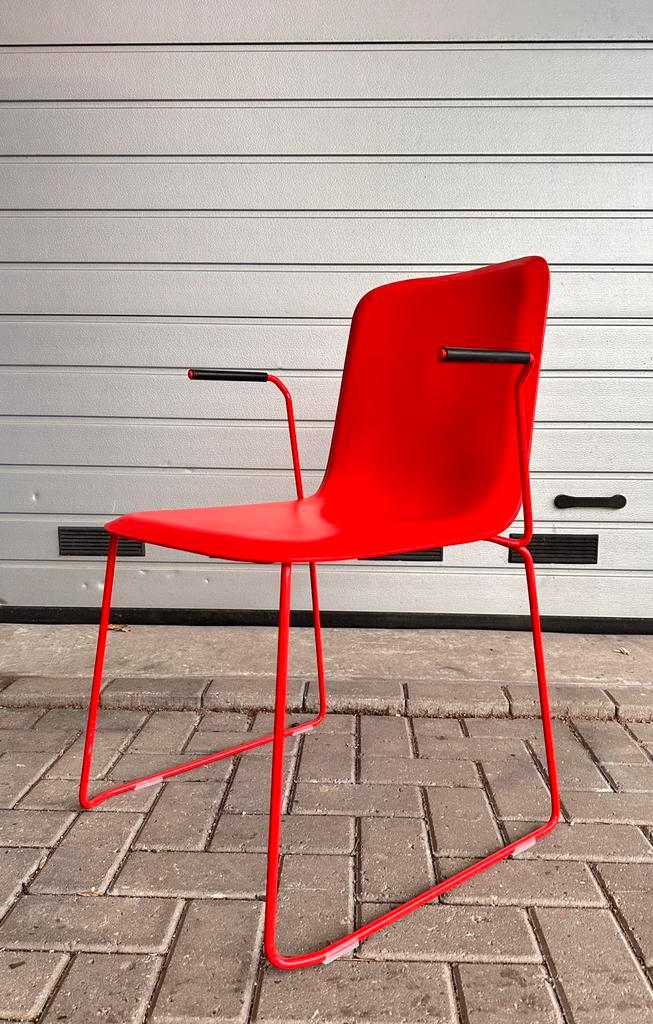 6 Lensvelt design eetkamerstoelen, Huis en Inrichting, Stoelen, Zo goed als nieuw, Ophalen