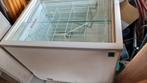 Ijsvitrine voor 6 bakken + opslag met glazen opzetstuk, Witgoed en Apparatuur, Vriezers en Diepvrieskisten, Vrieskist, Gebruikt