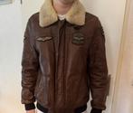 PME Hudson bomber jack maat L, Kleding | Heren, Jassen | Winter, Maat 52/54 (L), Bruin, Ophalen of Verzenden, PME