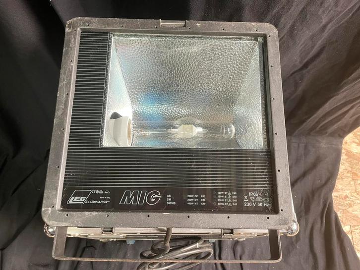 Terein verlichting 150 & 400 hdi lamp, Tuin en Terras, Buitenverlichting, Gebruikt, Overige typen, Aluminium, 250 watt of meer