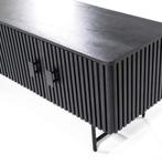 TV-meubel Remi Mangohout Zwart 250 cm van Eleonora, Huis en Inrichting, Ophalen, Zo goed als nieuw, Minder dan 100 cm, 25 tot 50 cm