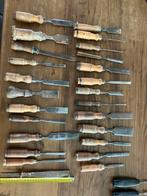 Houtbeitels 40 stuks, Antiek en Kunst, Ophalen